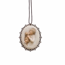 Willow Tree - Kindness Boy Ornament m. metal kant